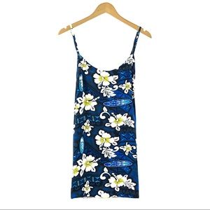 Tiki Palm Dresses - TIKI PALM | Blue Floral Hawaiian Sun Dress Tiki Palm Dresses - TIKI PALM | Blue Floral Hawaiian Sun Dress